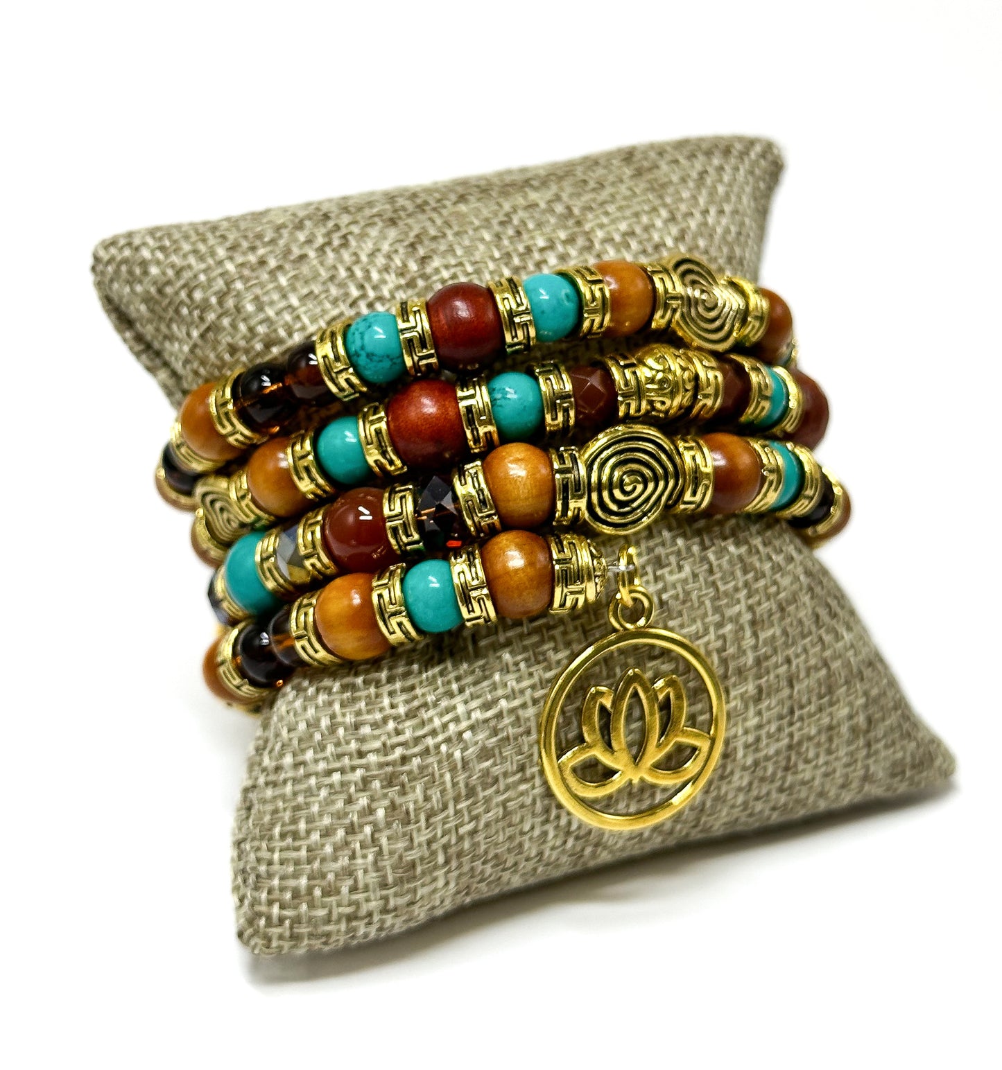 Multilayered Lotus Flower Bracelet