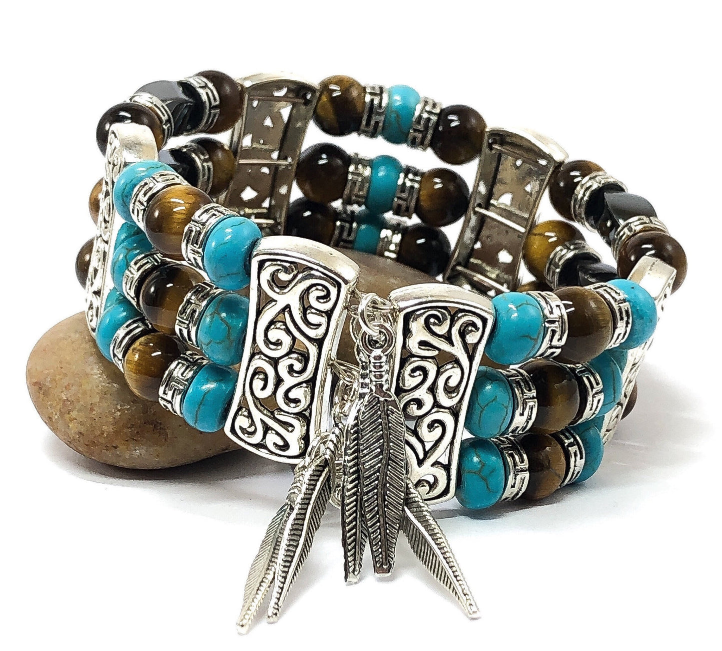 Southwestern Cuff Bracelets for Men Women