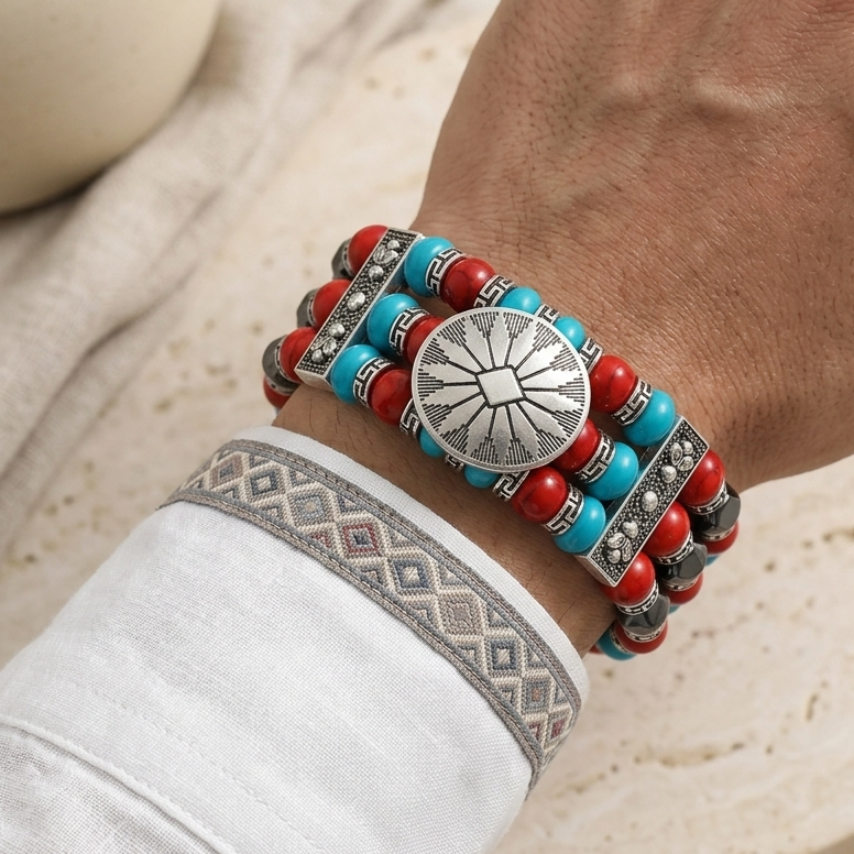 Cuff Bracelets for Men and Women, Southwestern Bracelet