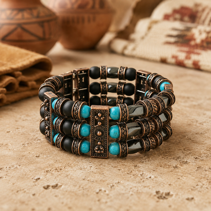 Beaded Cuff Bracelets for Men Women