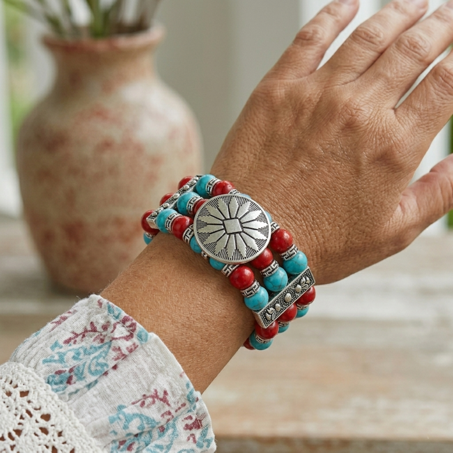 Cuff Bracelets for Men and Women, Southwestern Bracelet
