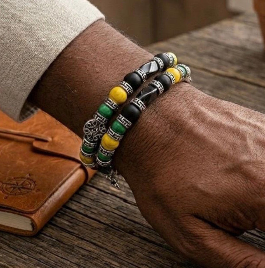 Beaded Jamaican Bracelet