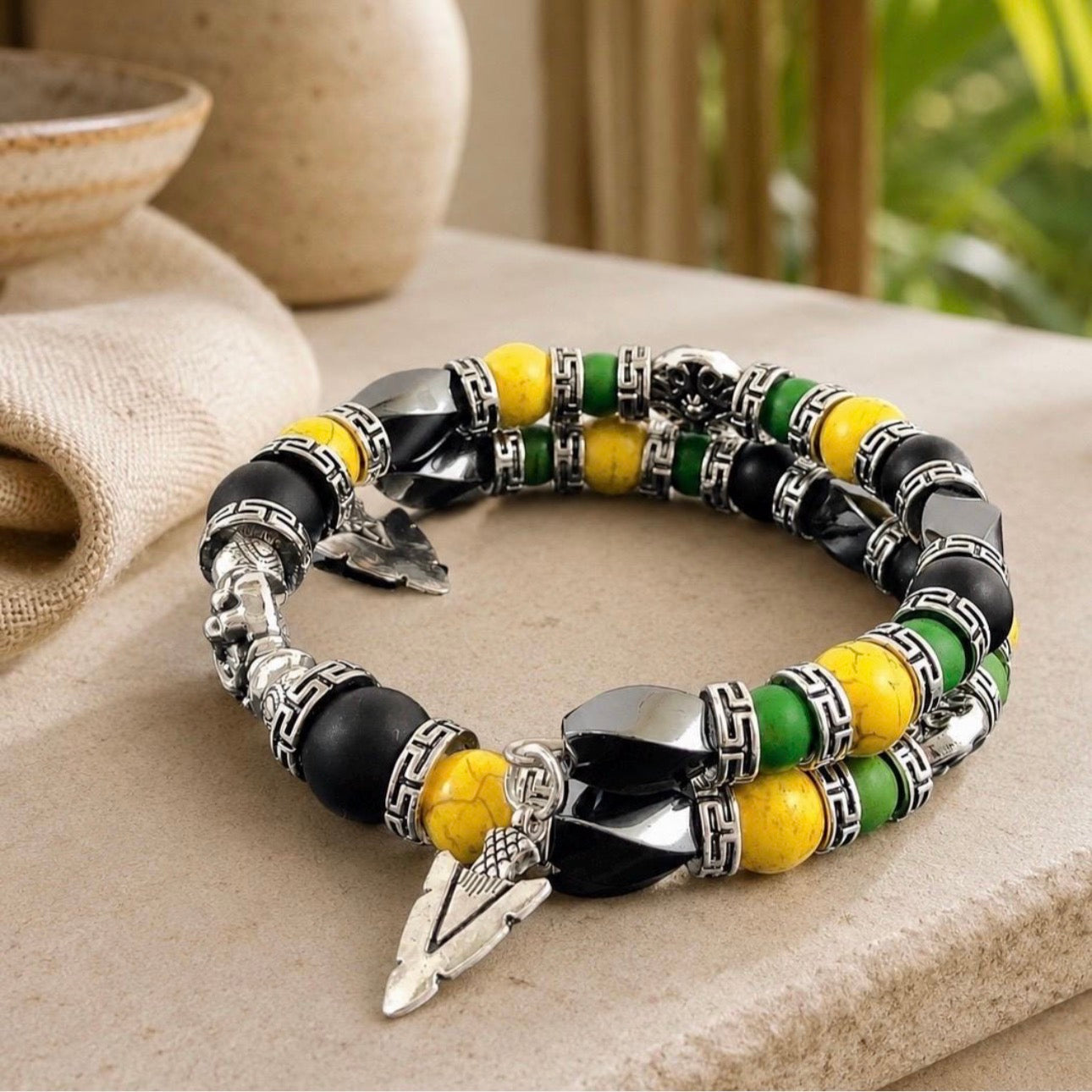Beaded Jamaican Bracelet