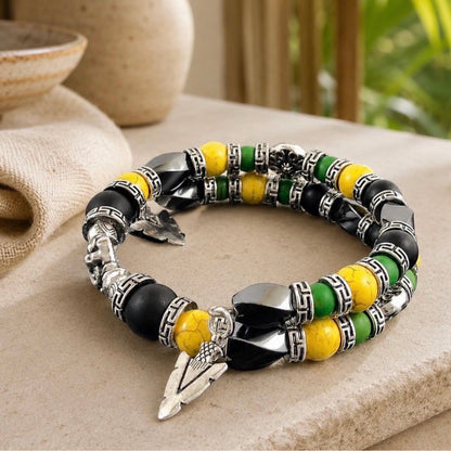 Beaded Jamaican Bracelet