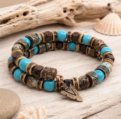 Men's Turquoise Bracelet, Christmas Gift Ideas for Him