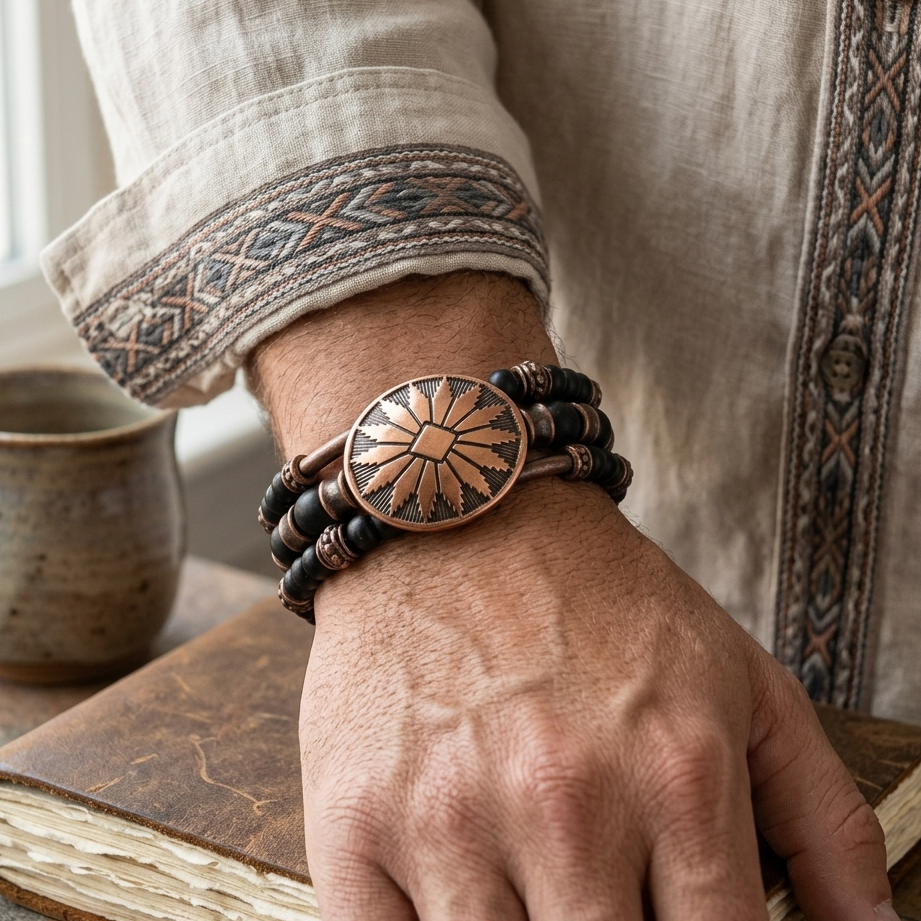 Men’s Wrap Bracelet, Unisex Bracelet, Gift Ideas for Him