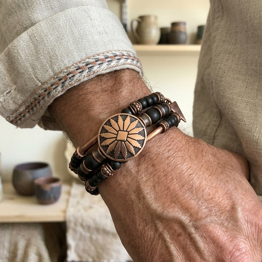 Men’s Wrap Bracelet, Unisex Bracelet, Gift Ideas for Him