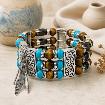 Southwestern Cuff Bracelets for Men Women